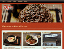 Tablet Screenshot of kentaramen.com